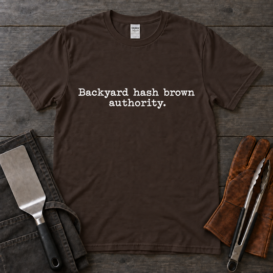 Backyard Hash Brown Authority Griddle Tee