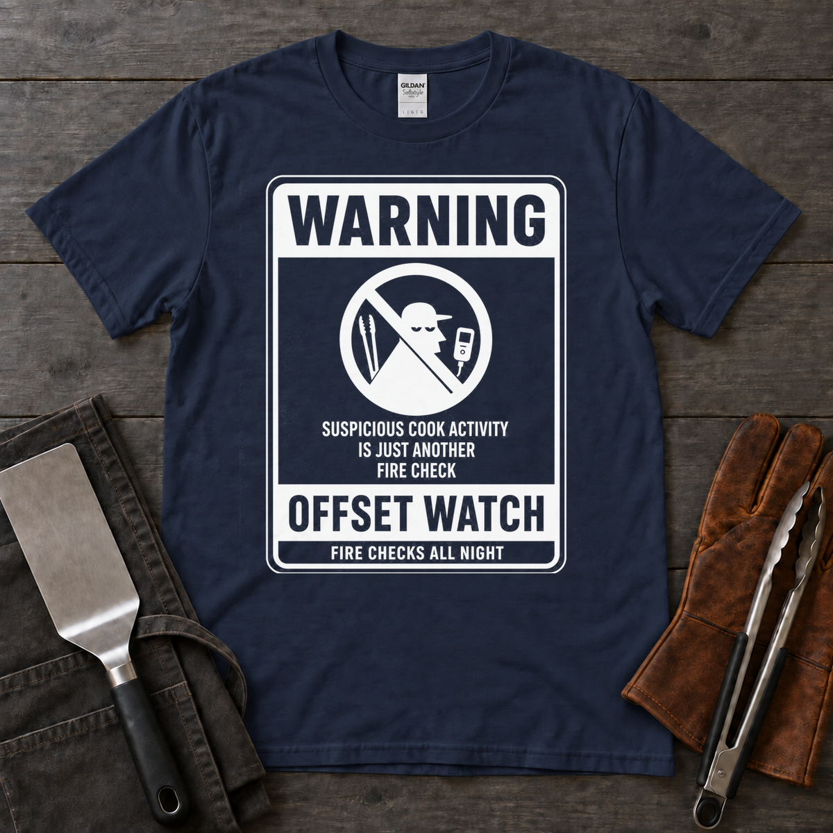 Offset Watch Warning Tee