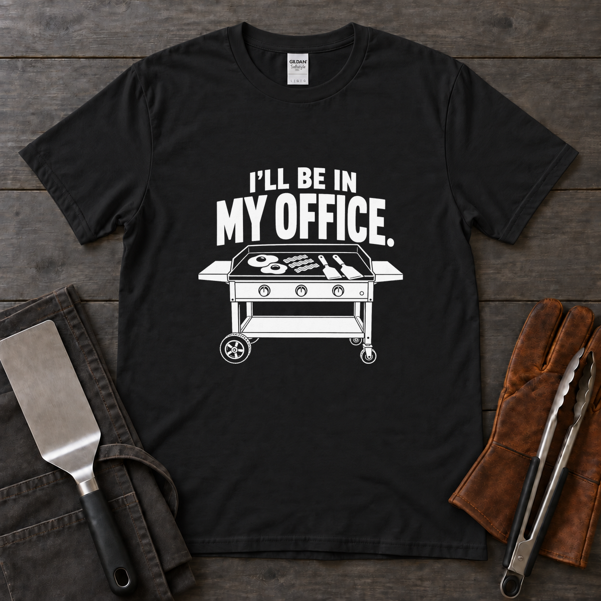 I'll Be in My Office Breakfast Griddle Tee