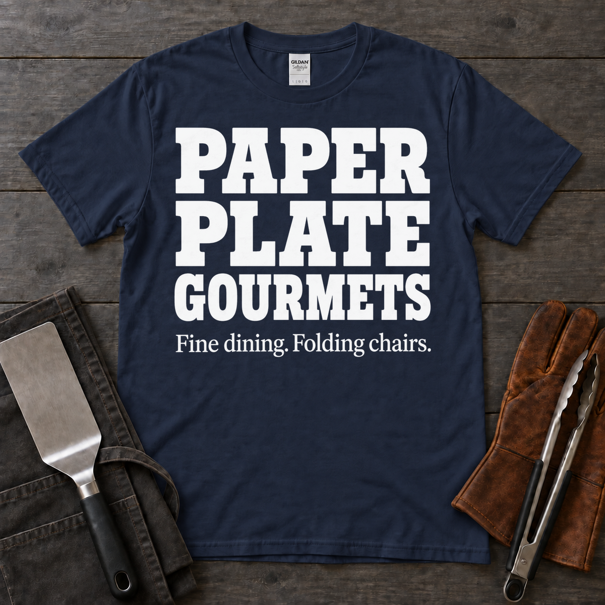 Paper Plate Gourmets BBQ Tee