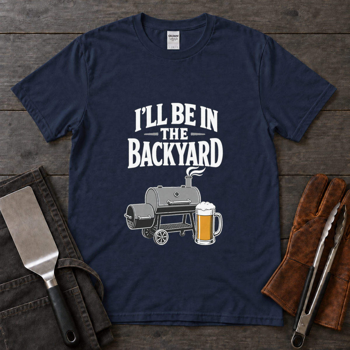 I'll Be in the Backyard Tee