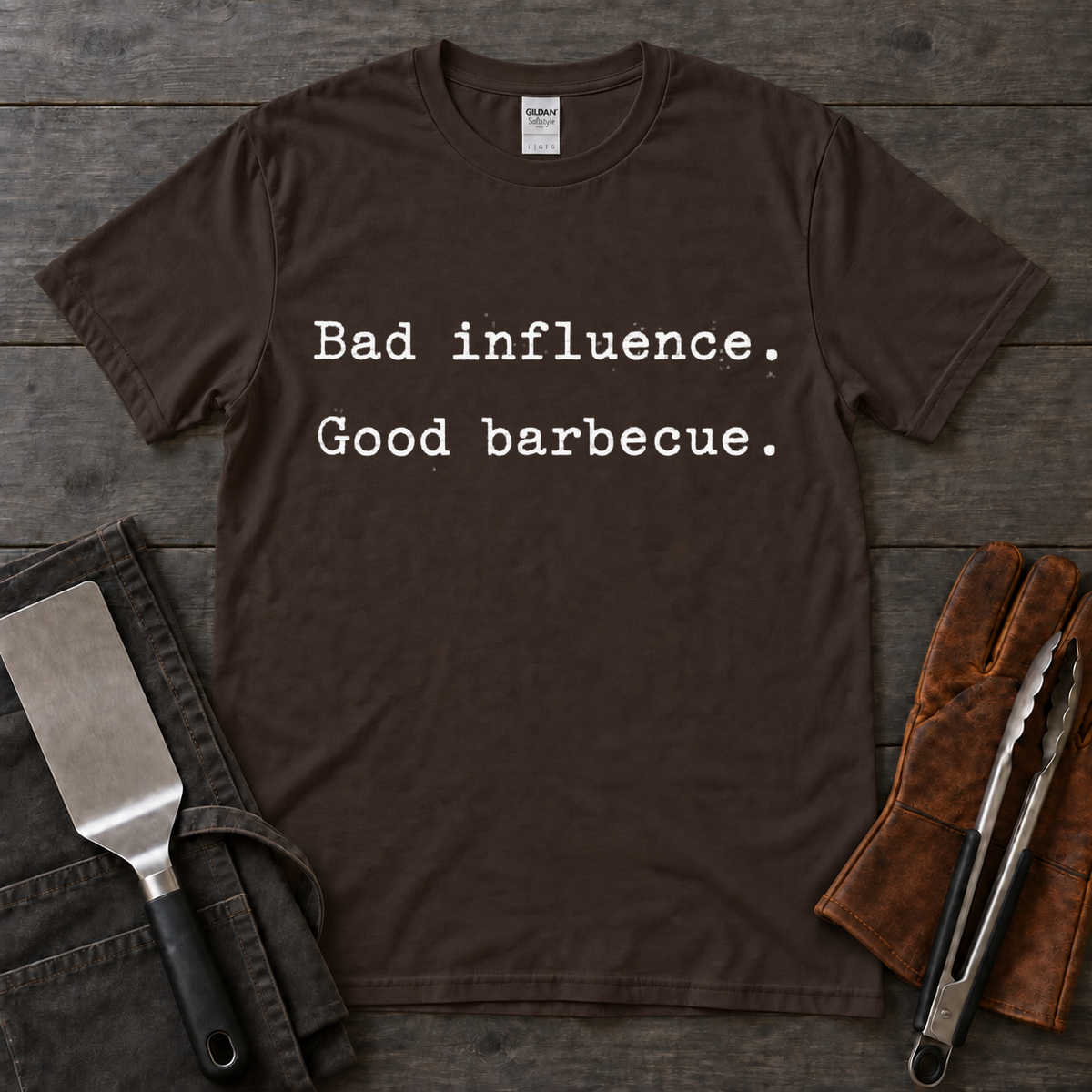Bad Influence, Good Barbecue BBQ Tee