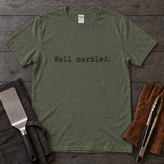 Well Marbled BBQ Tee