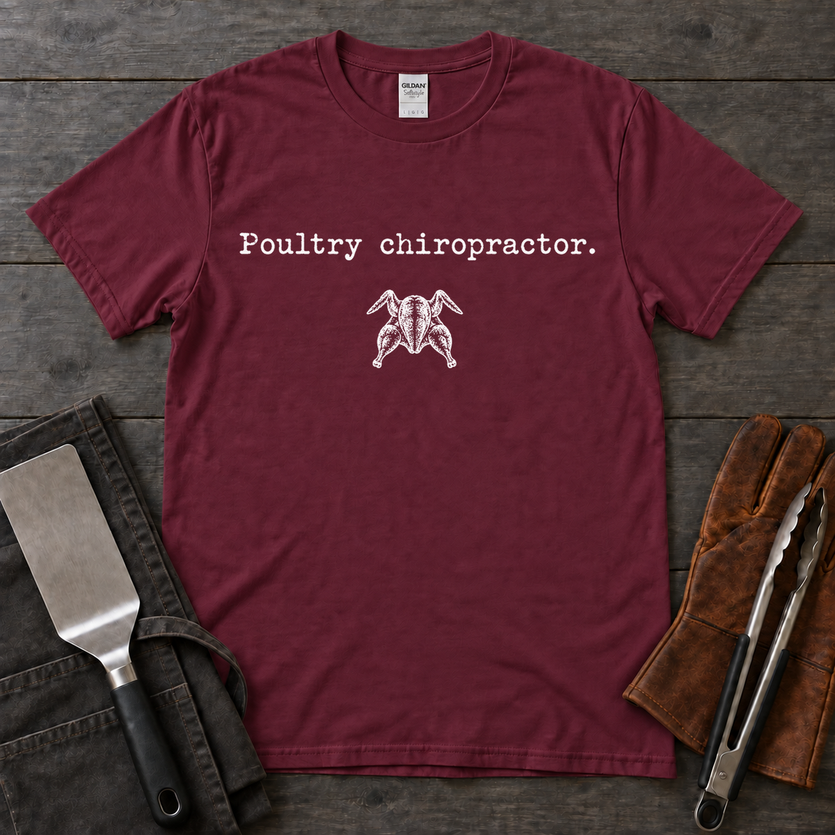 Poultry Chiropractor BBQ Tee