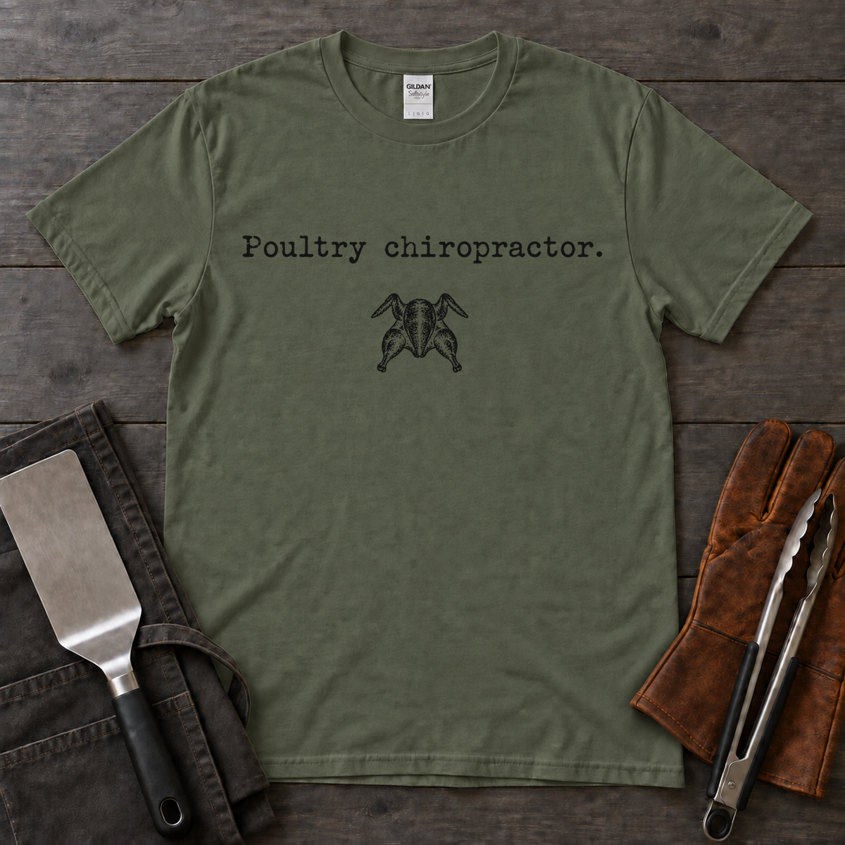 Poultry Chiropractor BBQ Tee