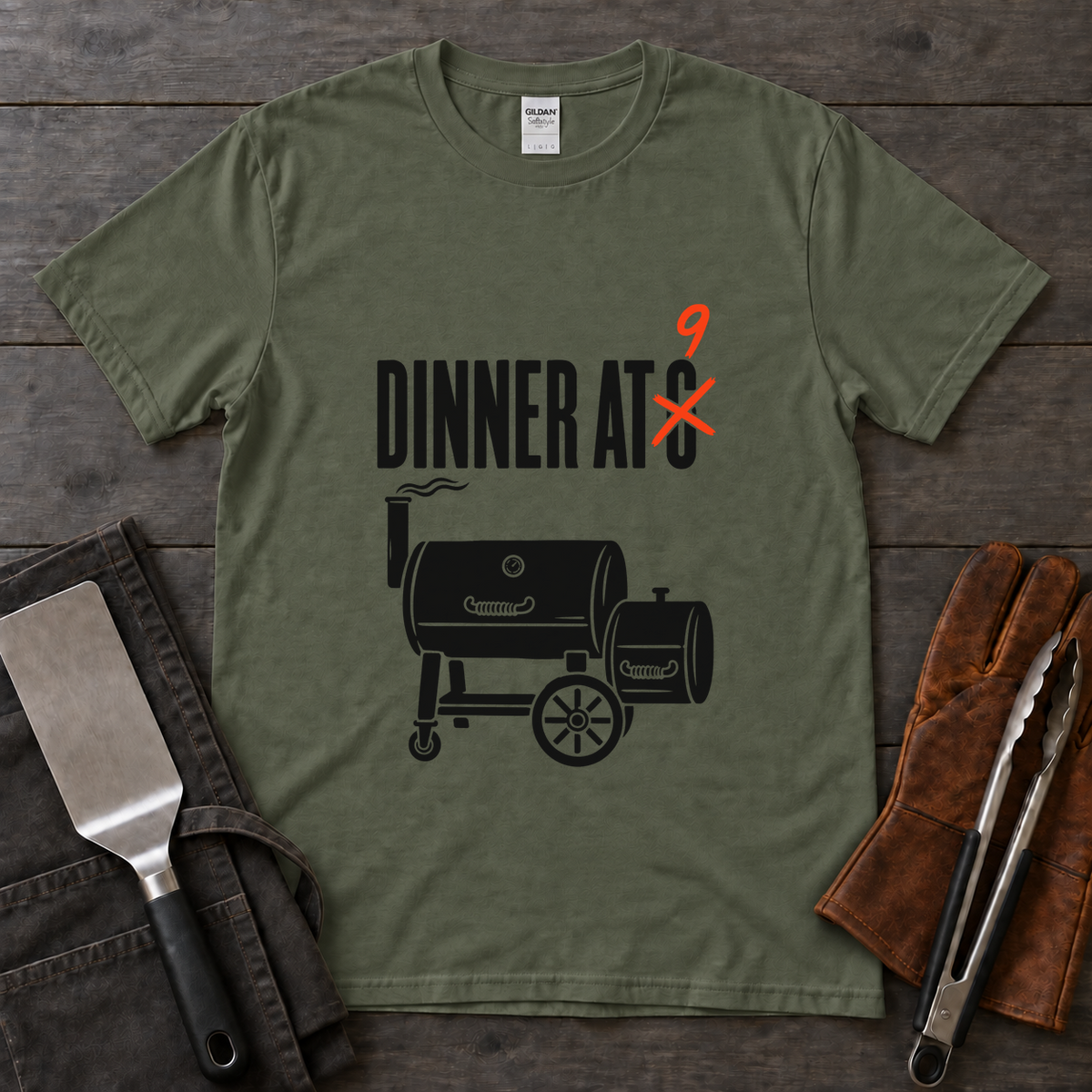Dinner at 9 Smoker Tee