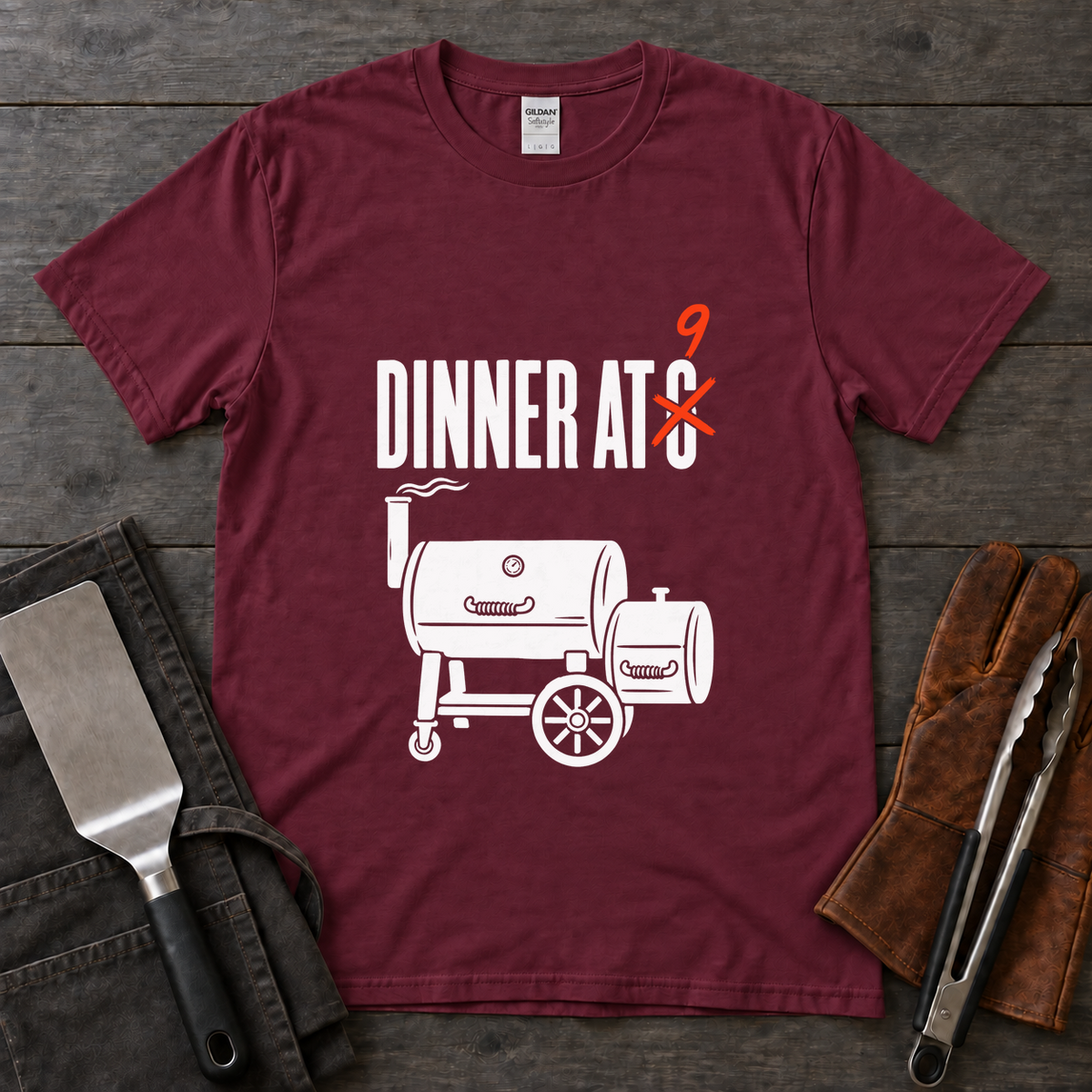Dinner at 9 Smoker Tee