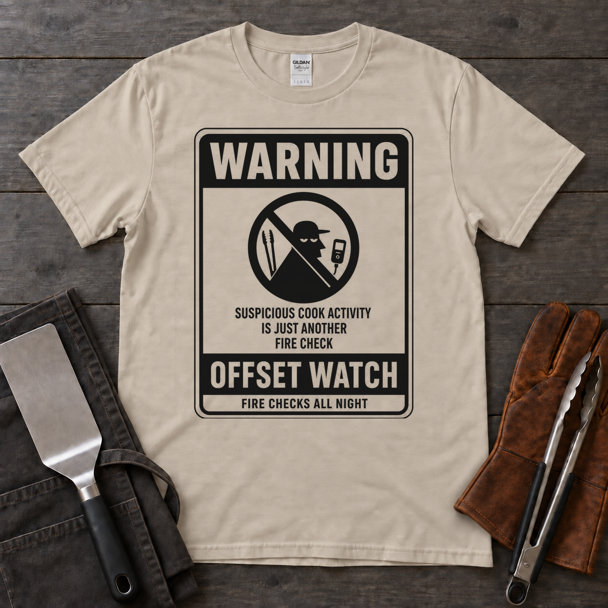 Offset Watch Warning Tee
