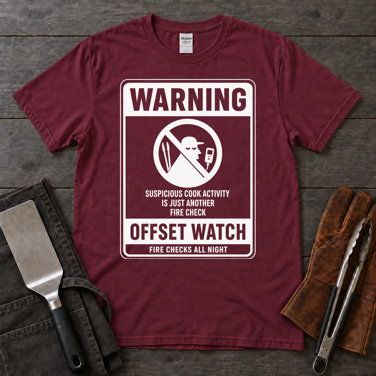 Offset Watch Warning Tee