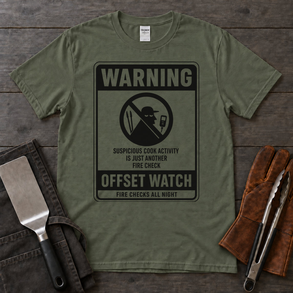 Offset Watch Warning Tee