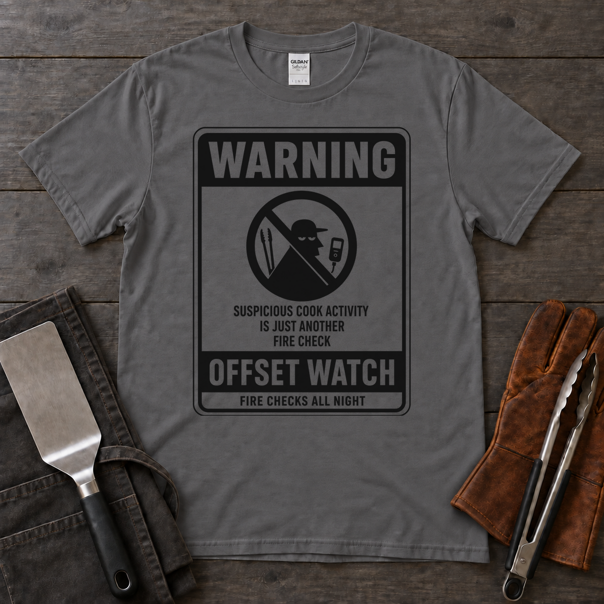 Offset Watch Warning Tee