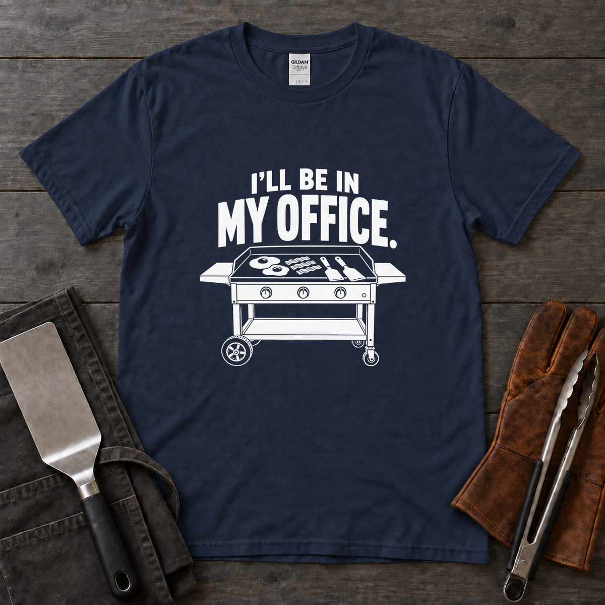 I'll Be in My Office Breakfast Griddle Tee