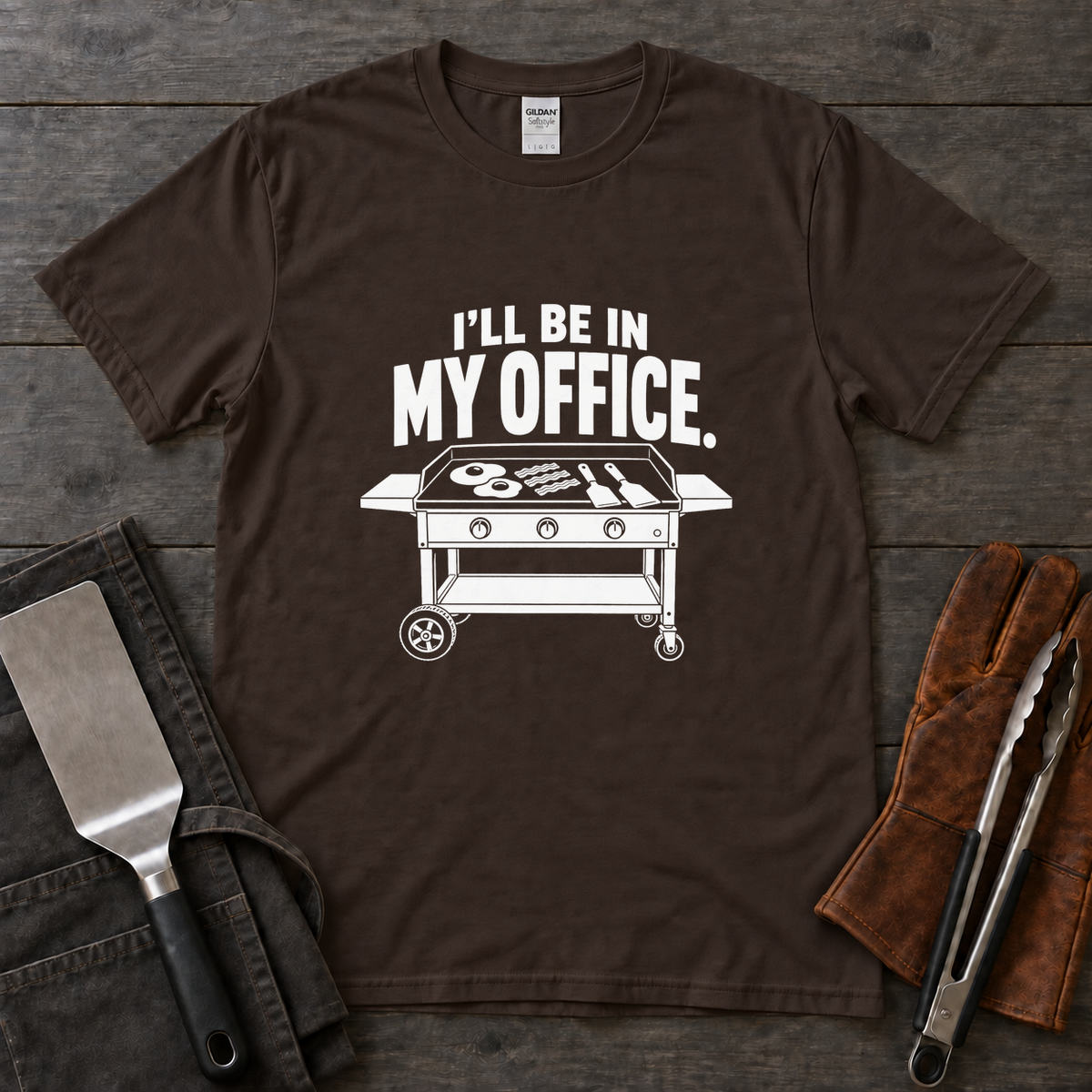 I'll Be in My Office Breakfast Griddle Tee