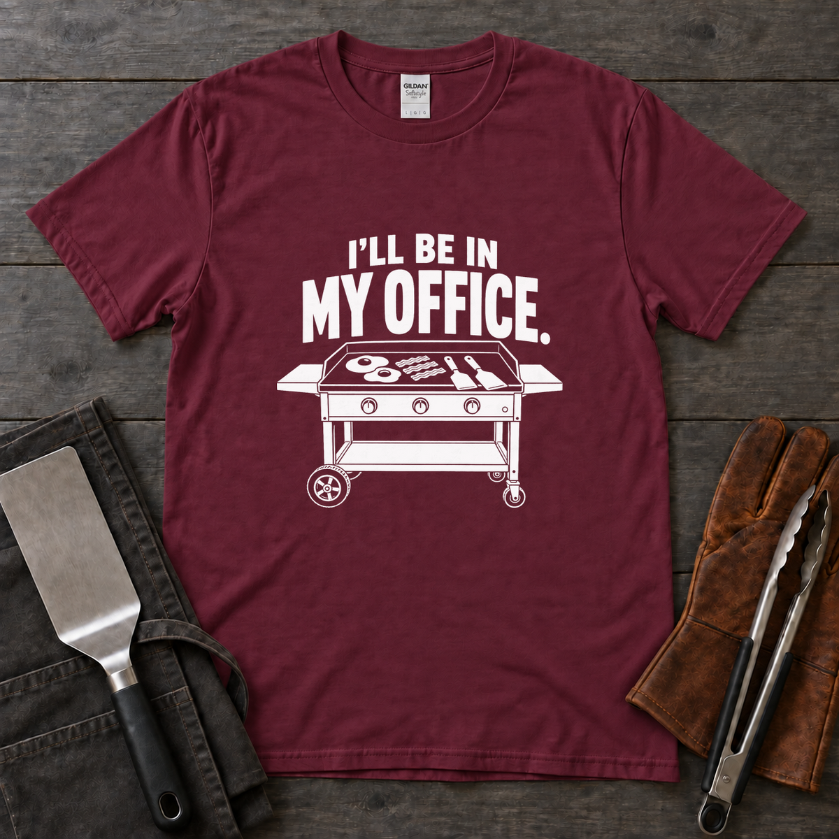 I'll Be in My Office Breakfast Griddle Tee