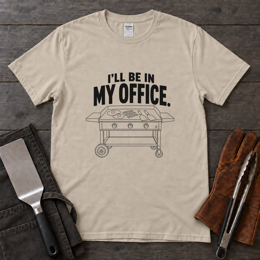 I'll Be in My Office Breakfast Griddle Tee