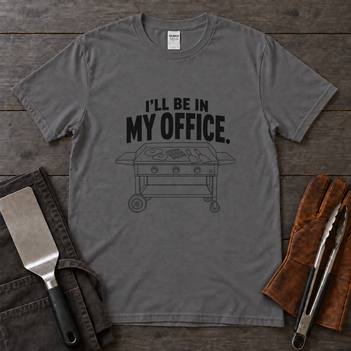 I'll Be in My Office Breakfast Griddle Tee