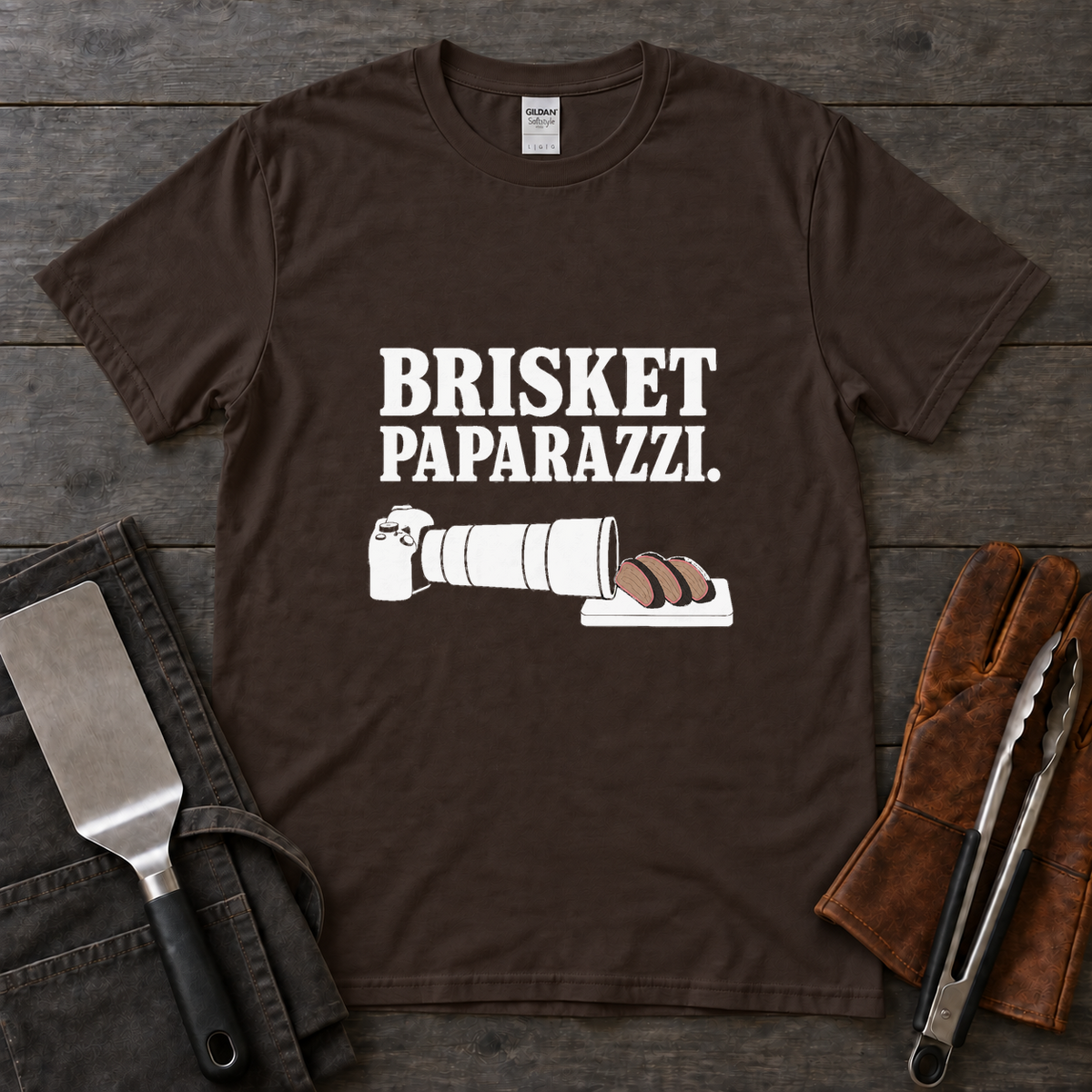 Brisket Paparazzi BBQ Tee