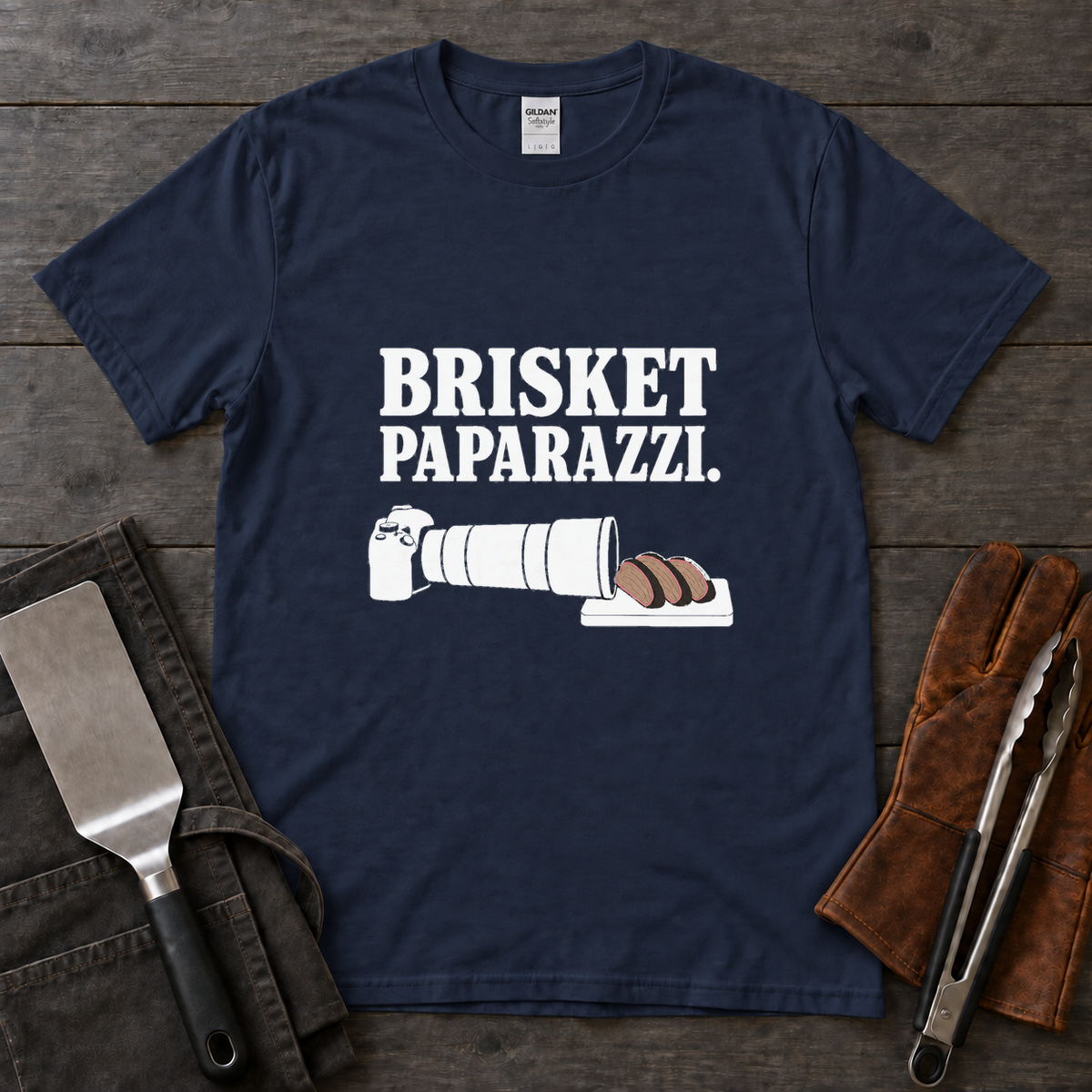 Brisket Paparazzi BBQ Tee
