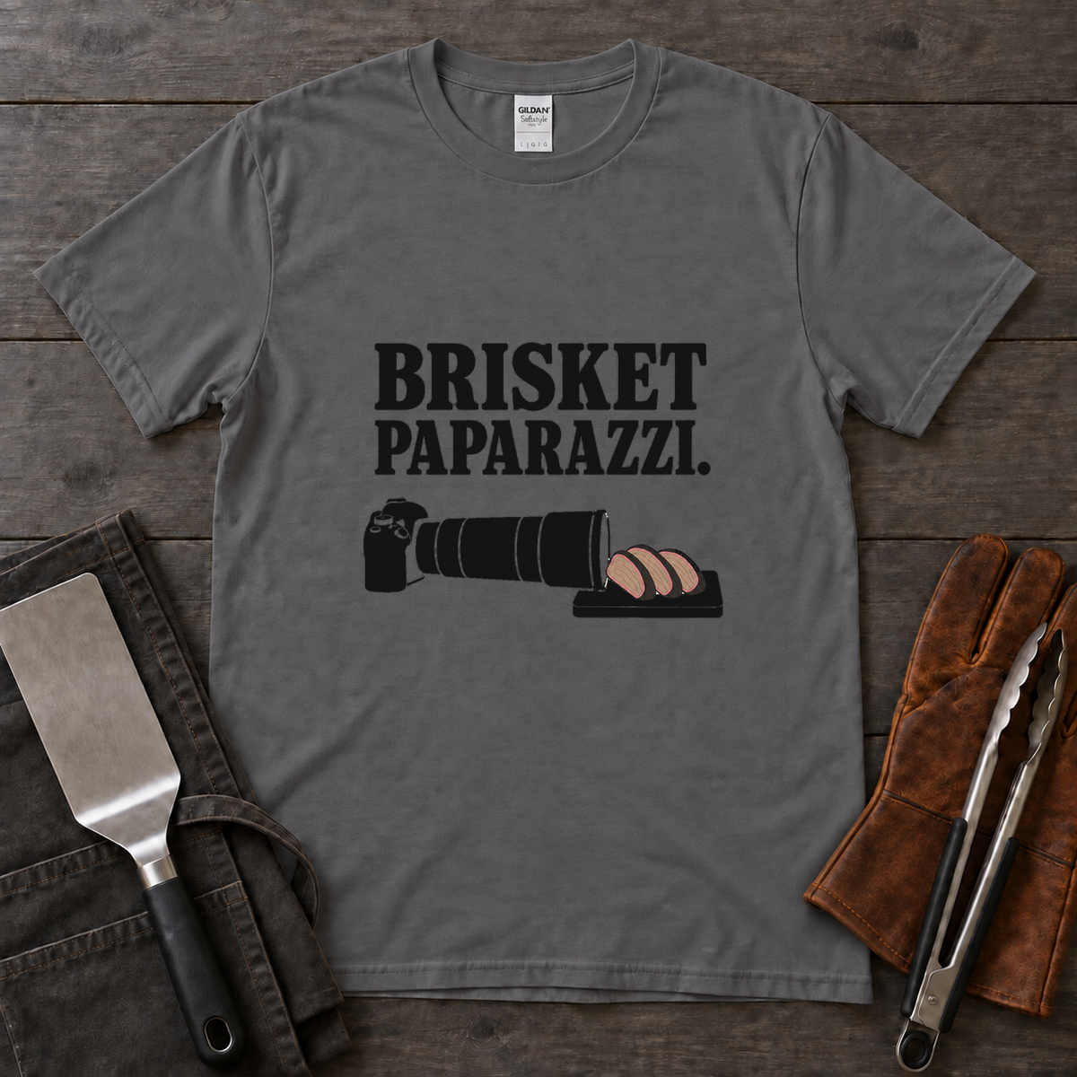 Brisket Paparazzi BBQ Tee