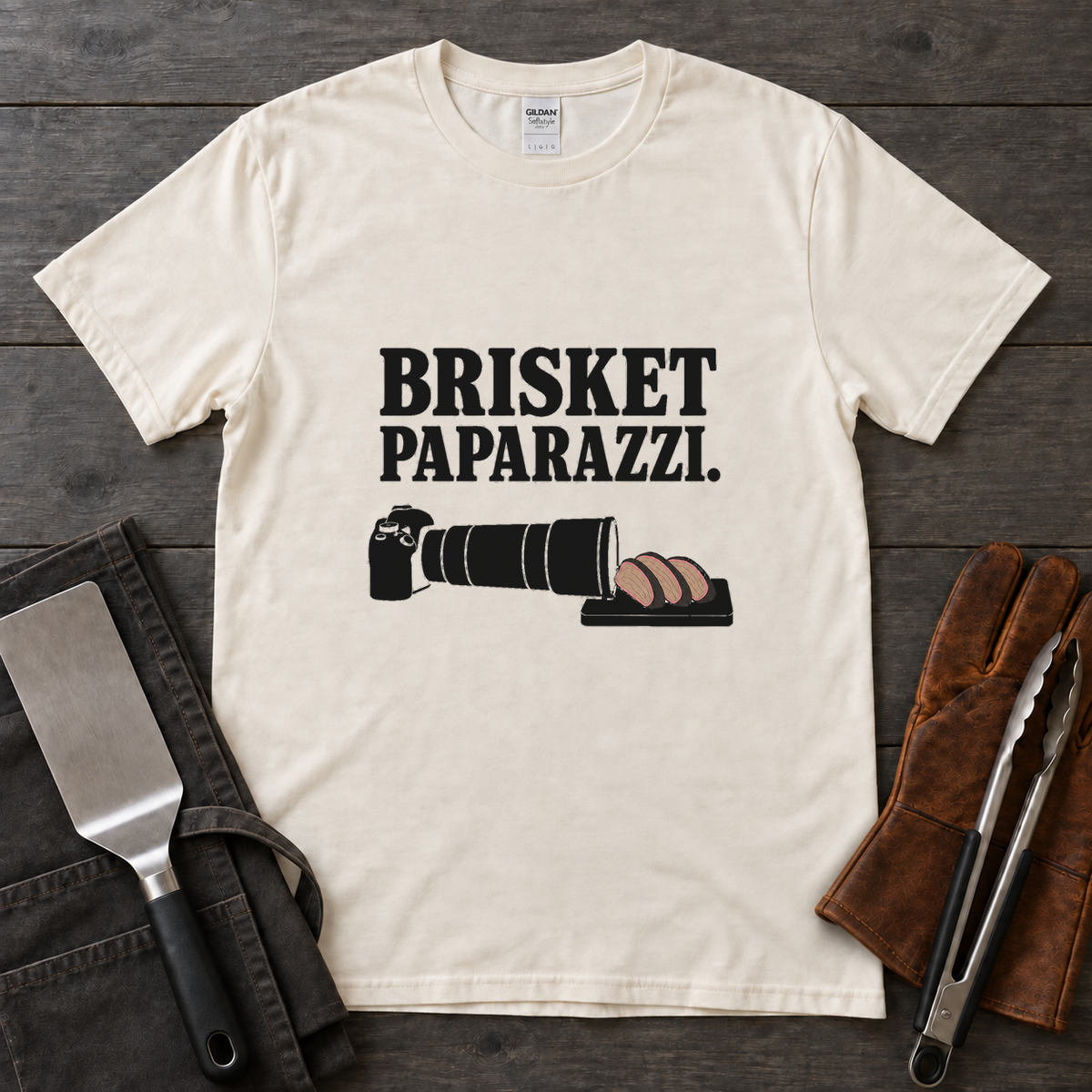 Brisket Paparazzi BBQ Tee
