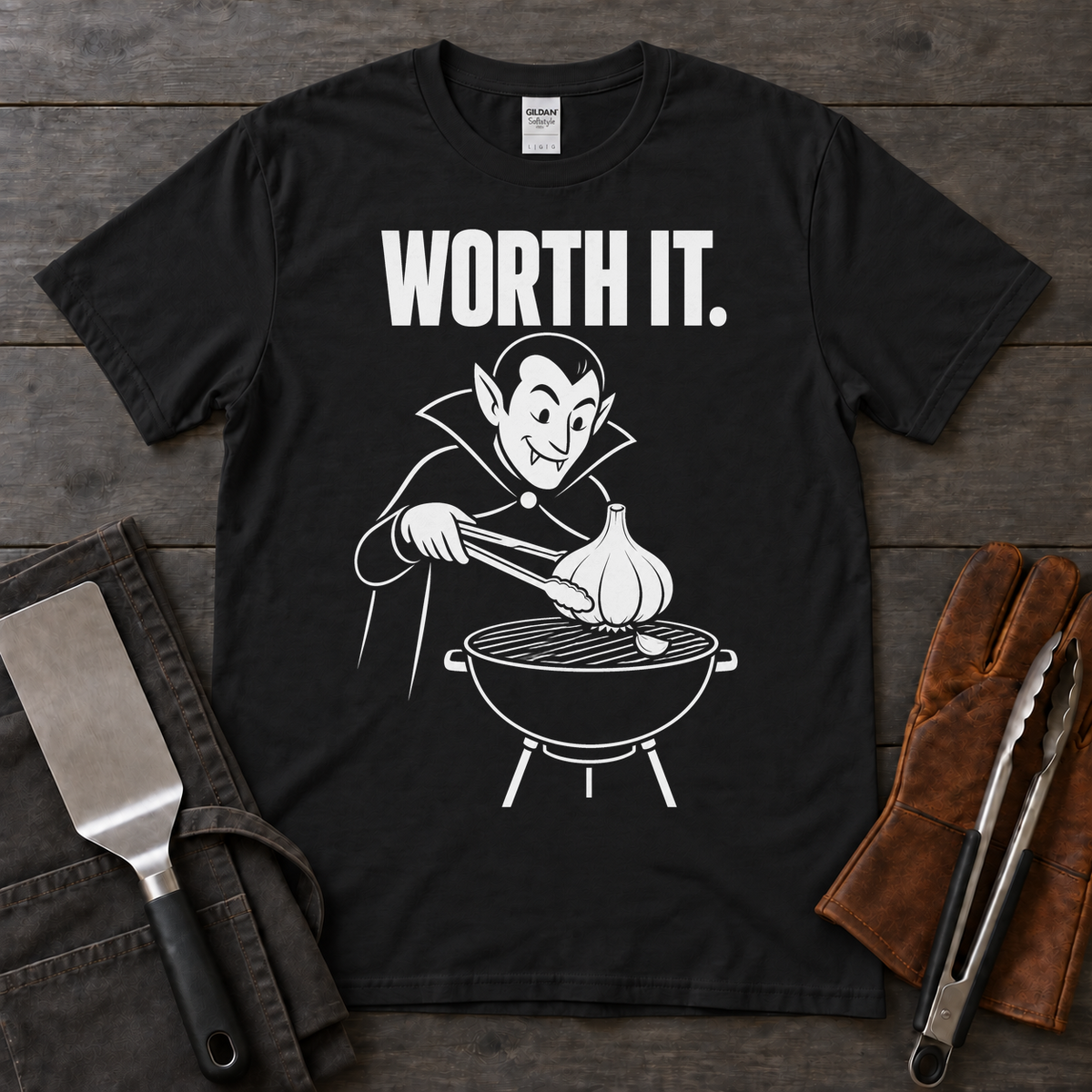 Worth It Vampire BBQ Tee