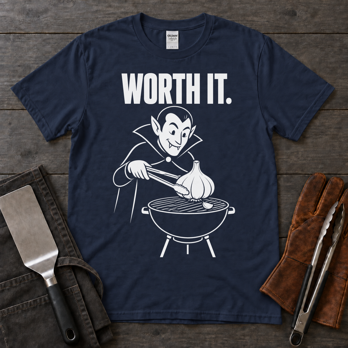 Worth It Vampire BBQ Tee