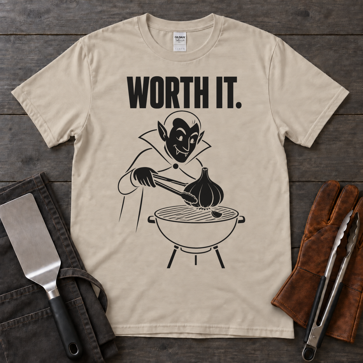Worth It Vampire BBQ Tee