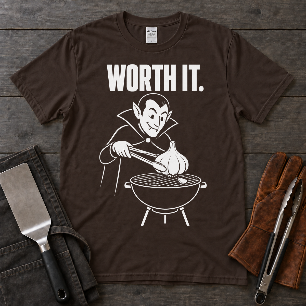 Worth It Vampire BBQ Tee
