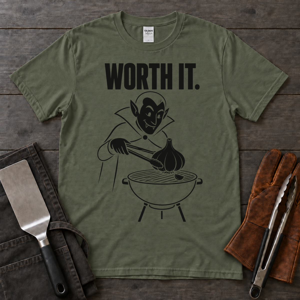 Worth It Vampire BBQ Tee
