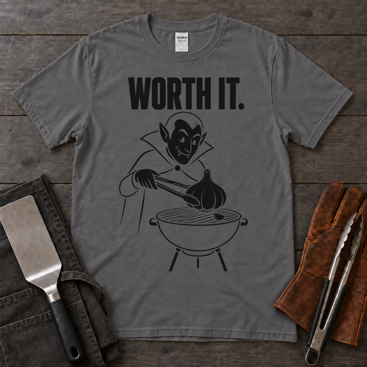Worth It Vampire BBQ Tee