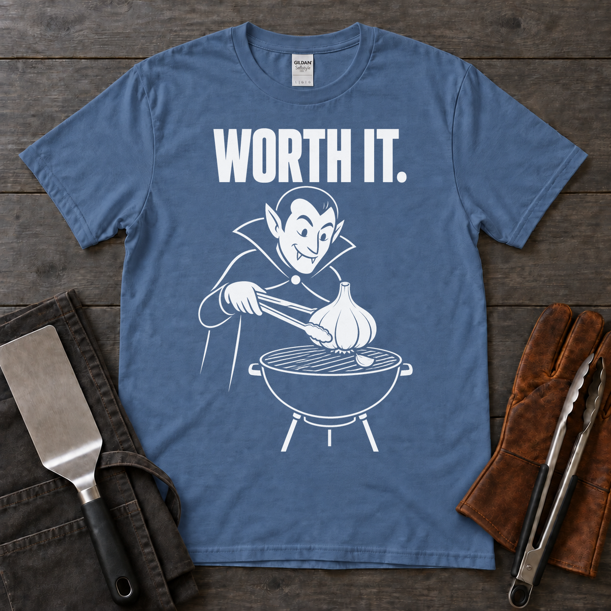 Worth It Vampire BBQ Tee
