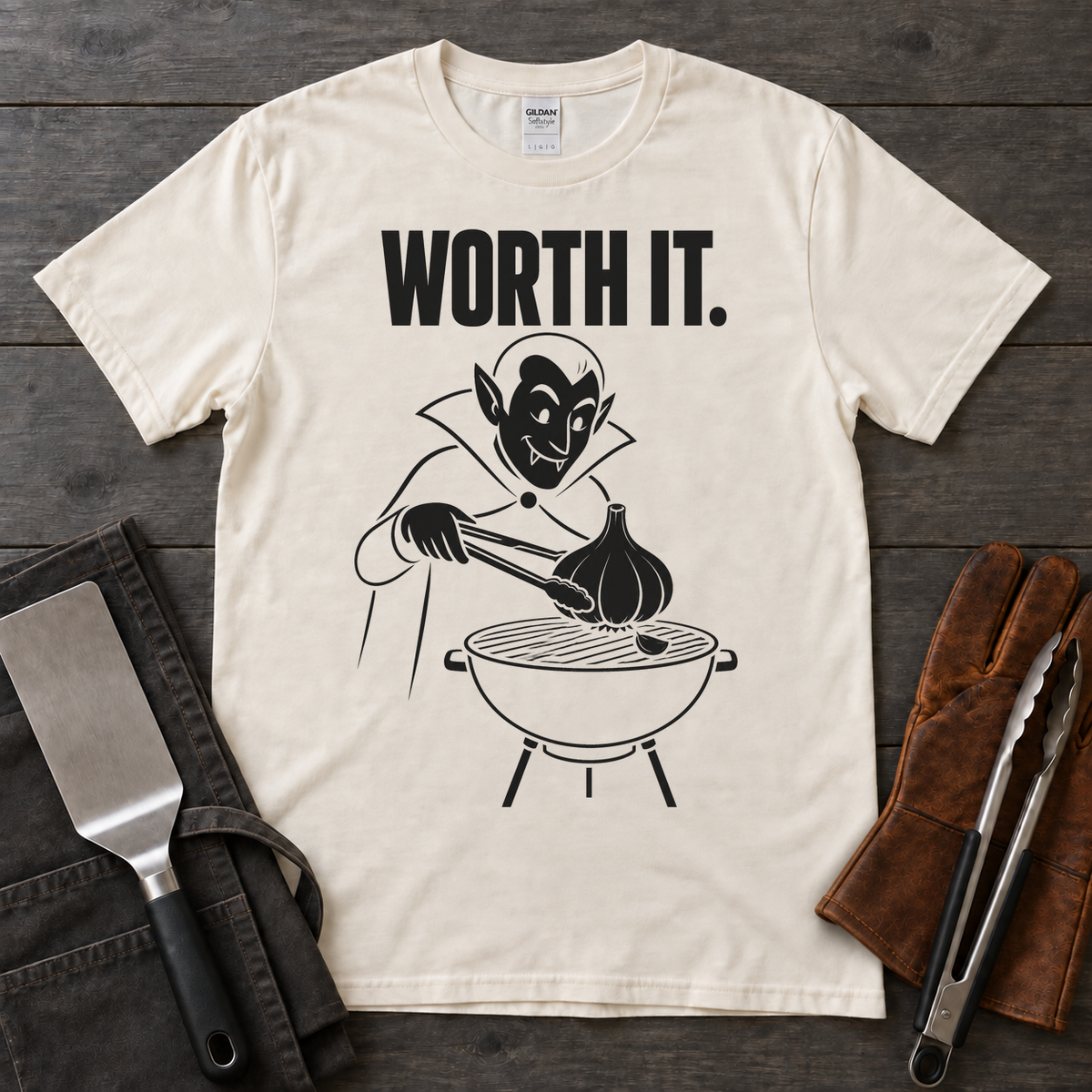 Worth It Vampire BBQ Tee