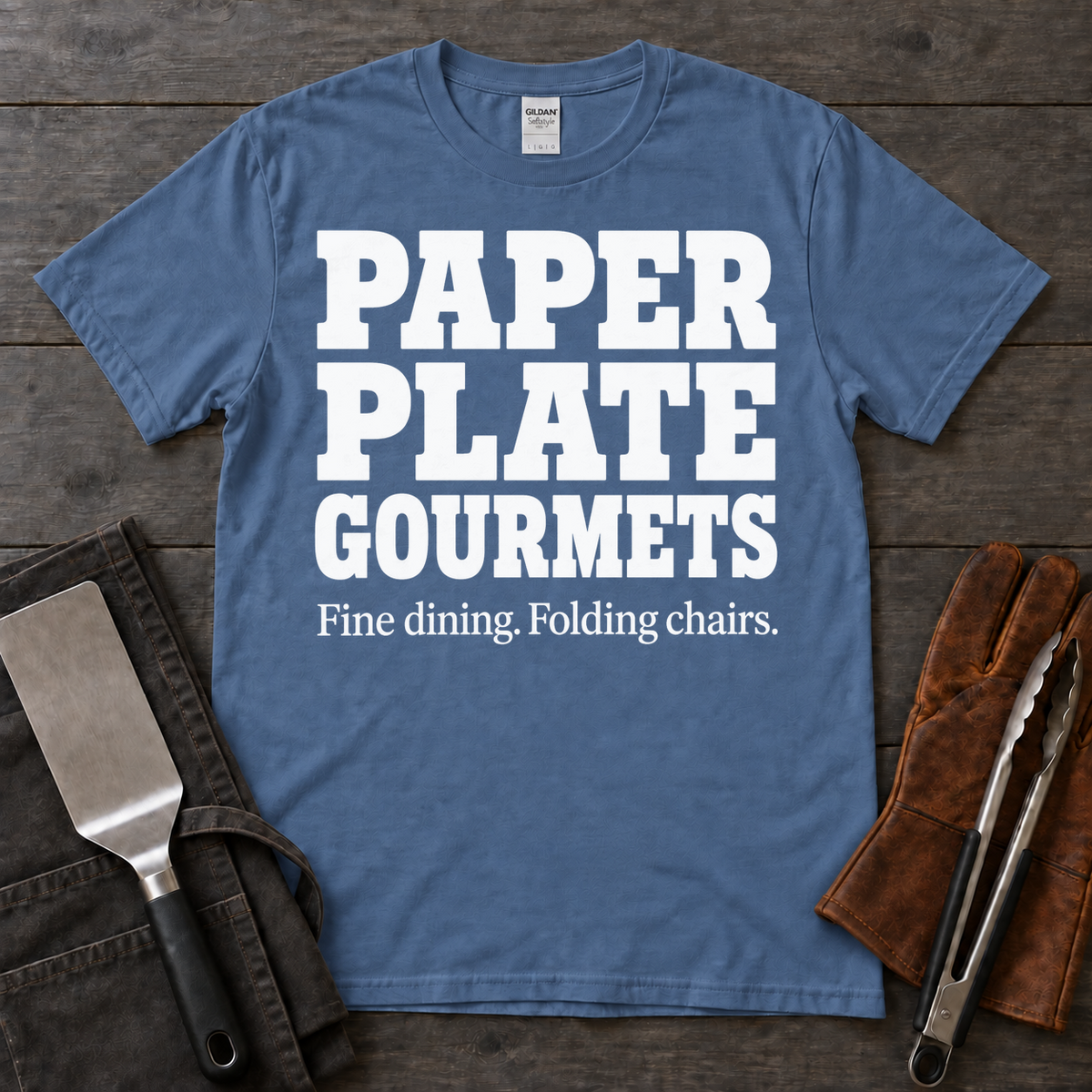 Paper Plate Gourmets BBQ Tee