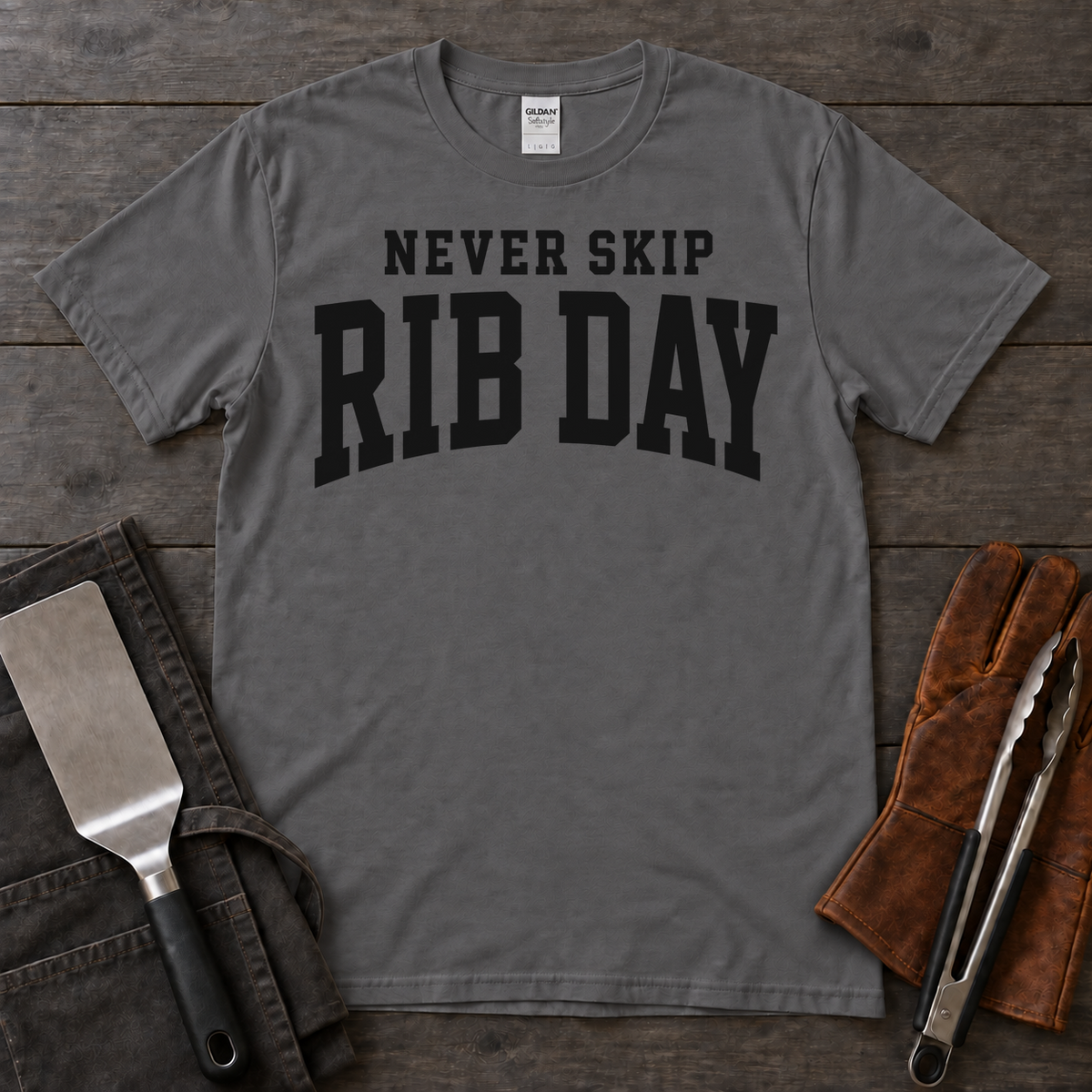 Never Skip Rib Day BBQ Tee