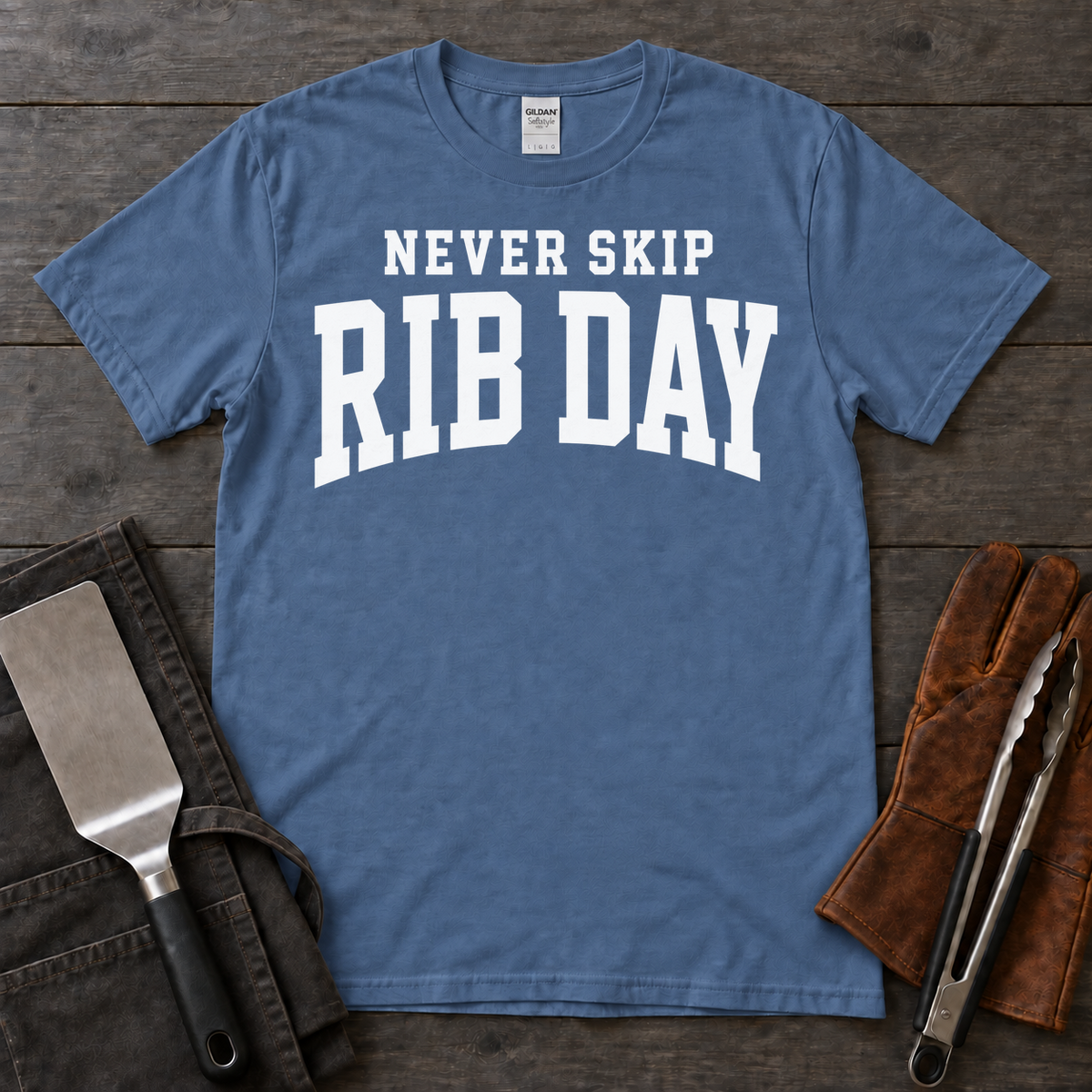 Never Skip Rib Day BBQ Tee