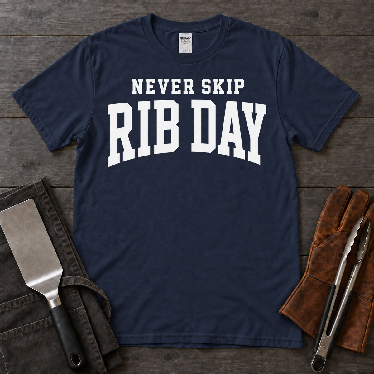 Never Skip Rib Day BBQ Tee
