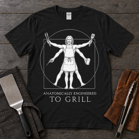 Anatomically Engineered to Grill Tee