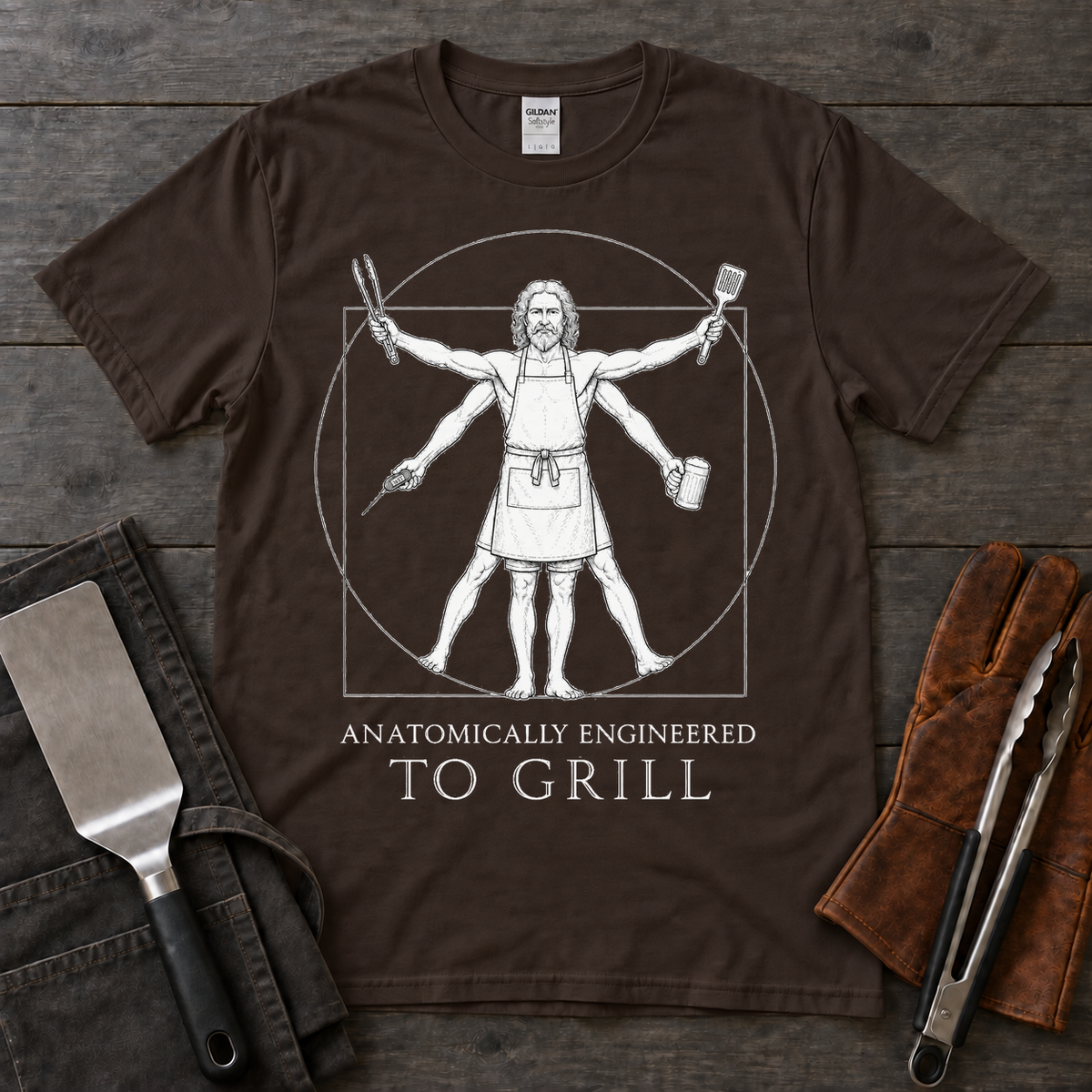 Anatomically Engineered to Grill Tee