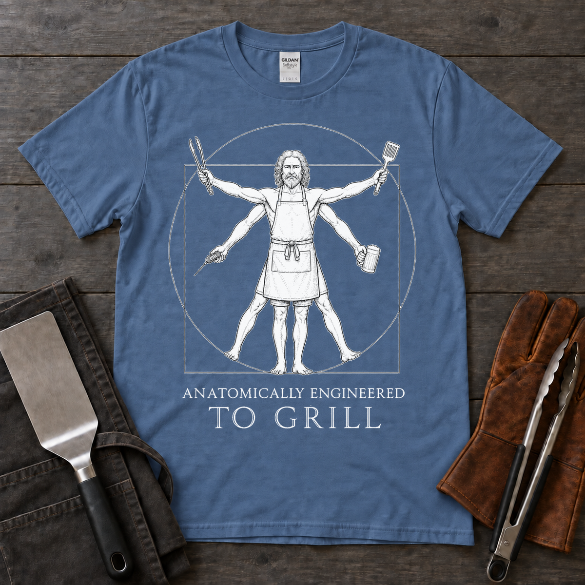 Anatomically Engineered to Grill Tee
