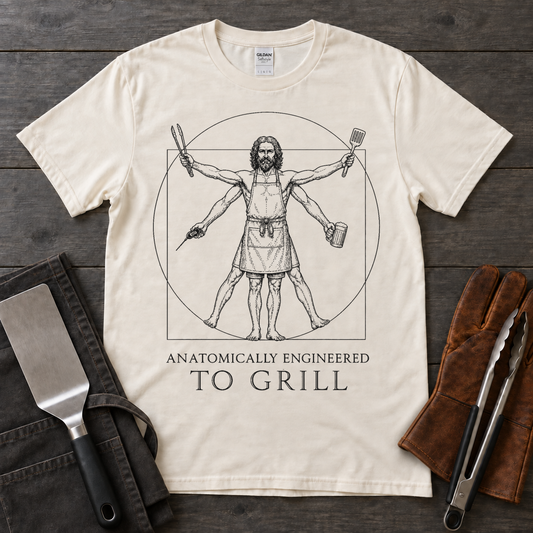 Anatomically Engineered to Grill Tee
