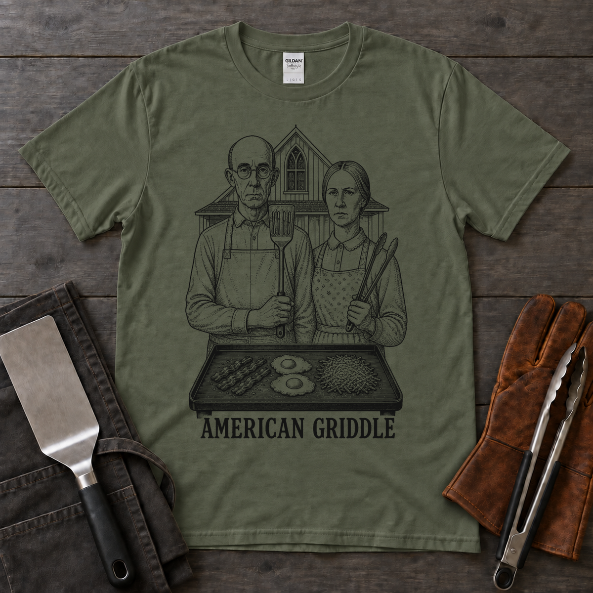 American Griddle Tee