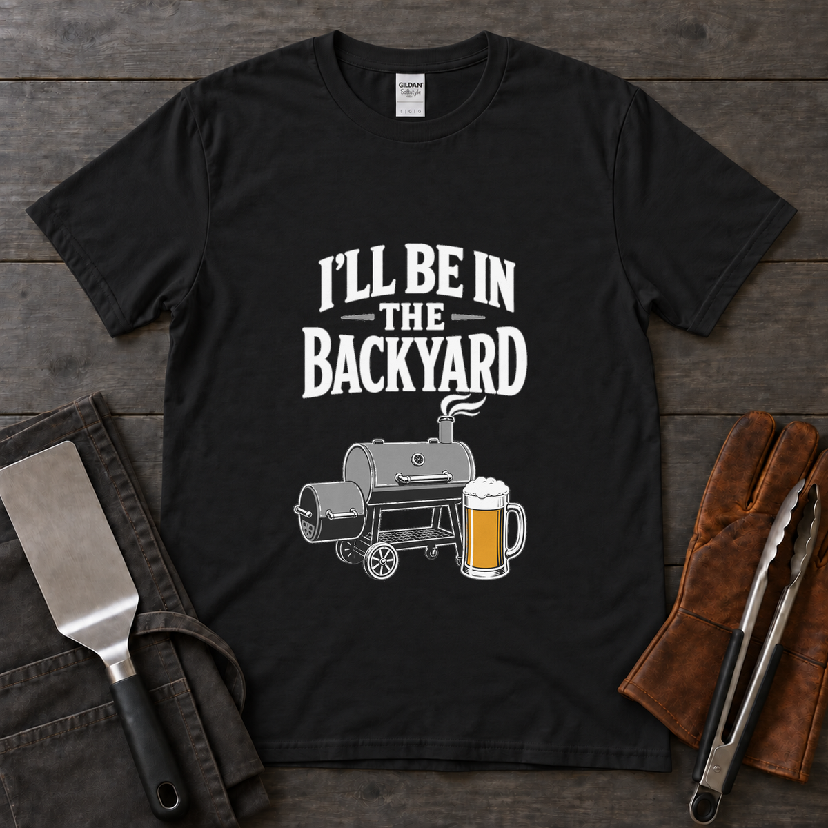 I'll Be in the Backyard Tee