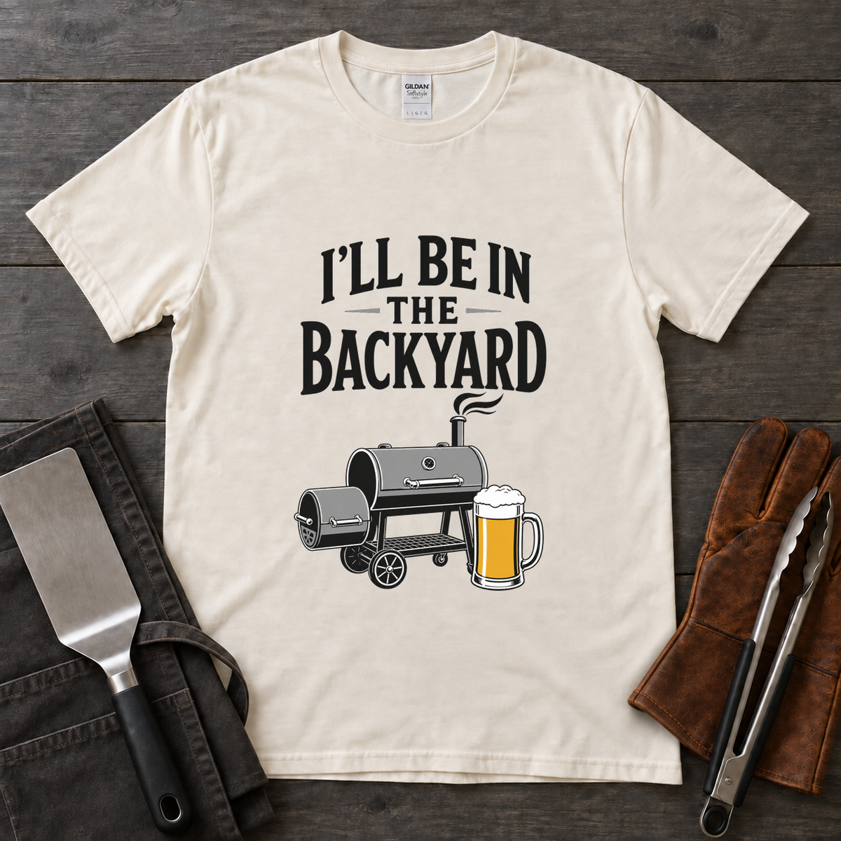 I'll Be in the Backyard Tee
