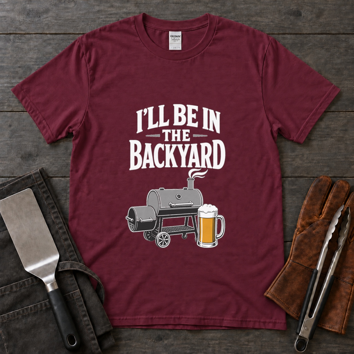 I'll Be in the Backyard Tee
