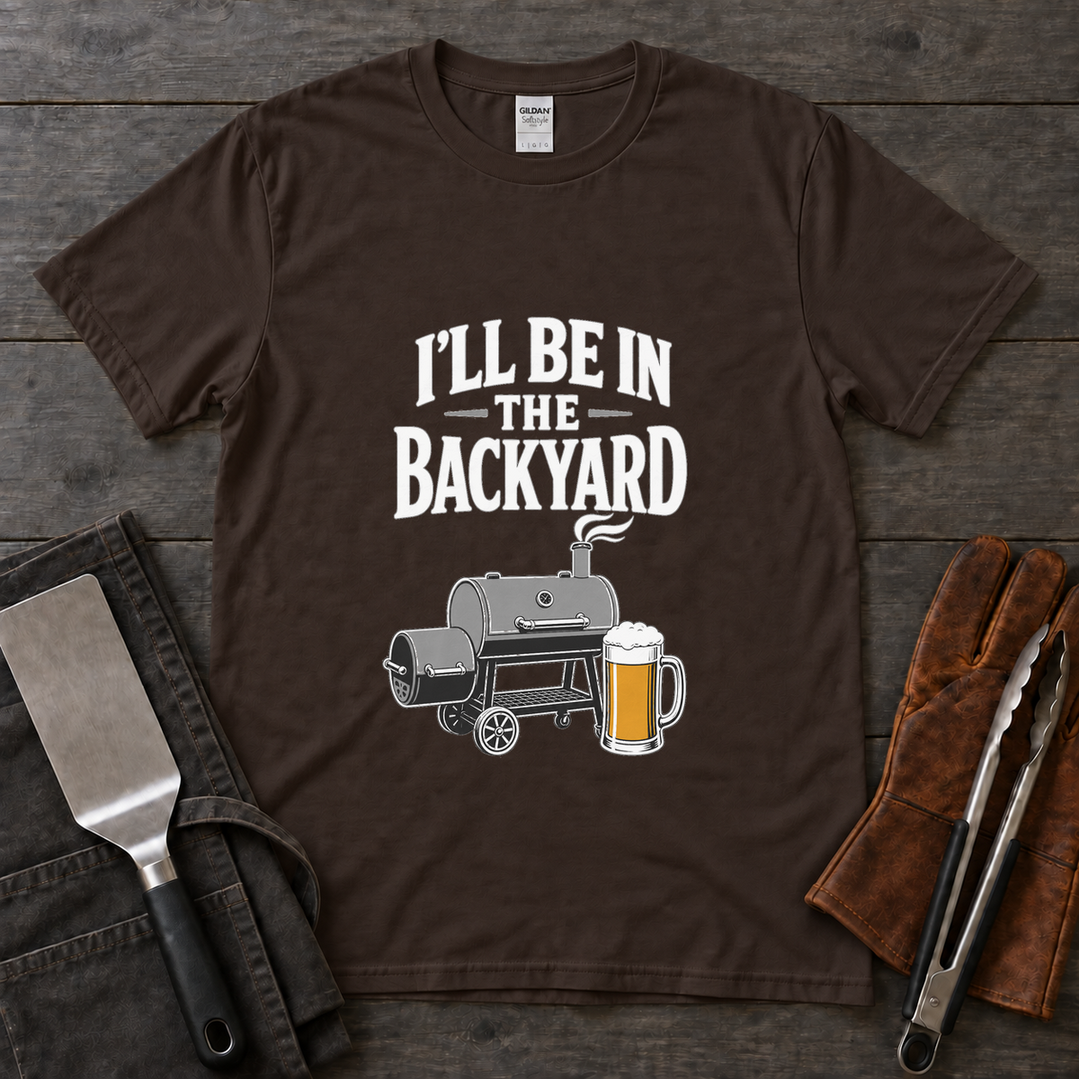 I'll Be in the Backyard Tee