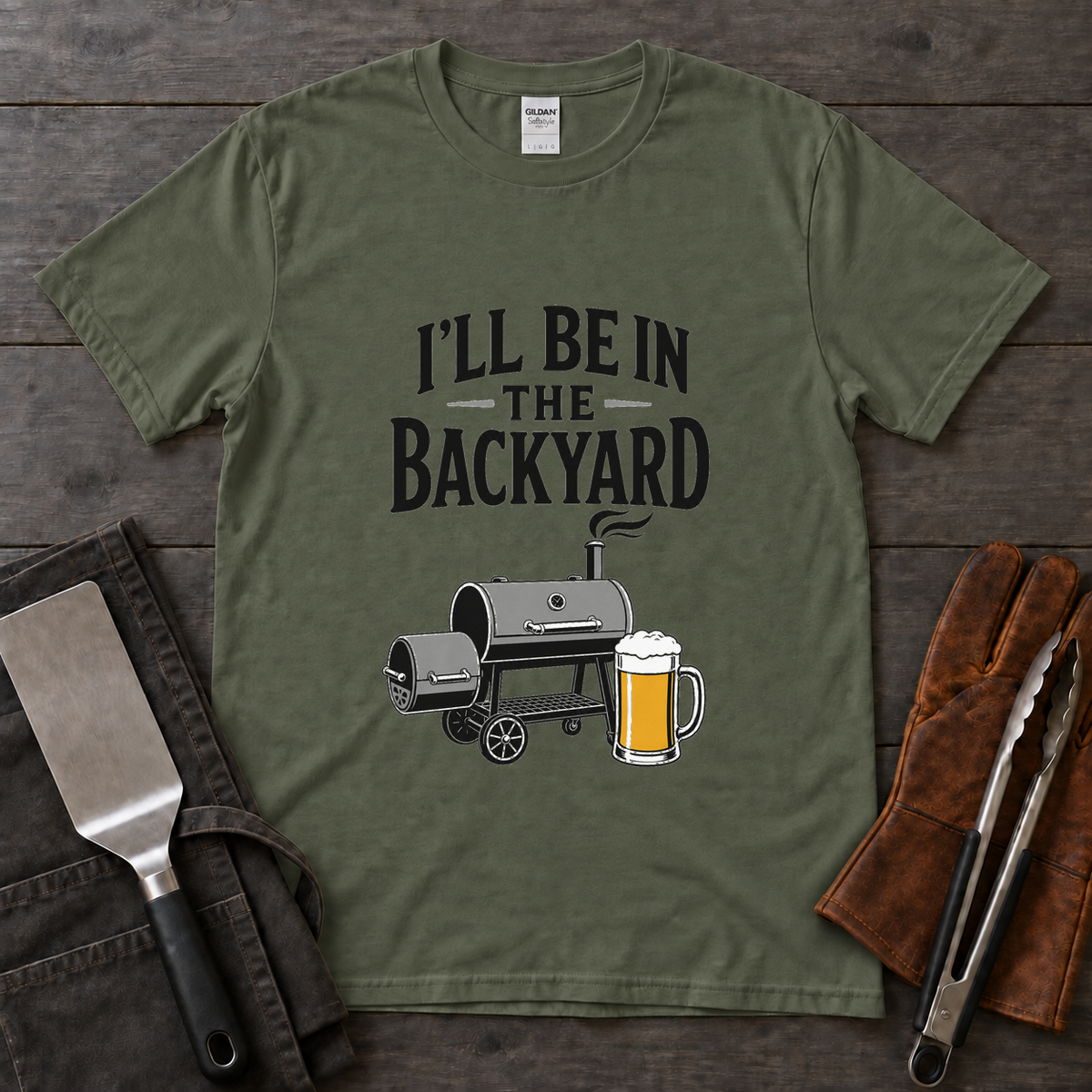 I'll Be in the Backyard Tee