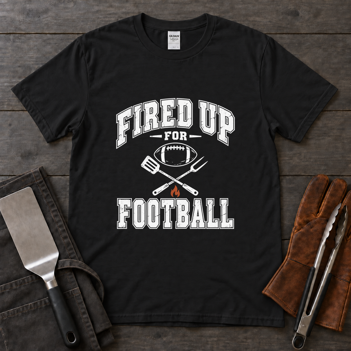 Fired Up for Football Tee