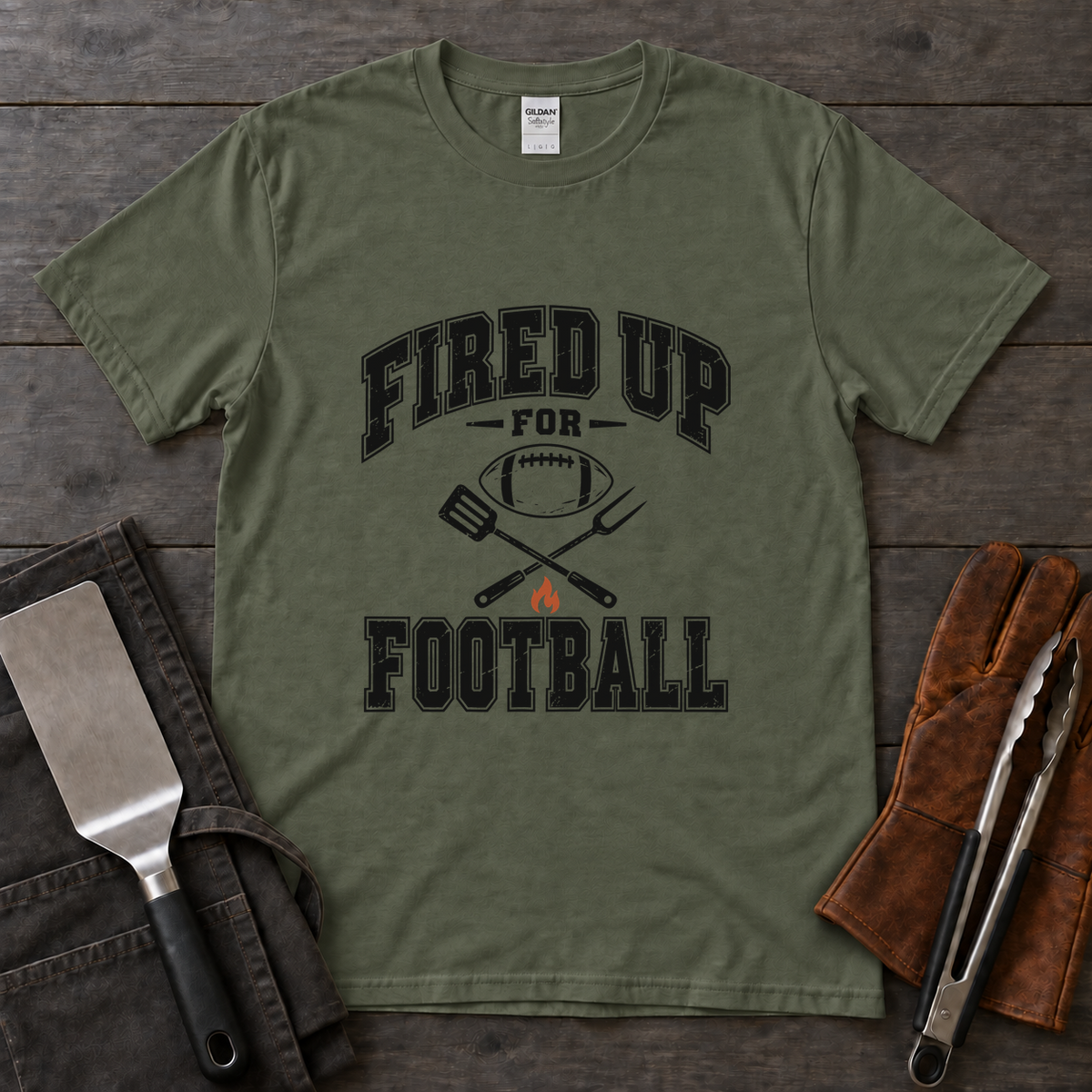 Fired Up for Football Tee