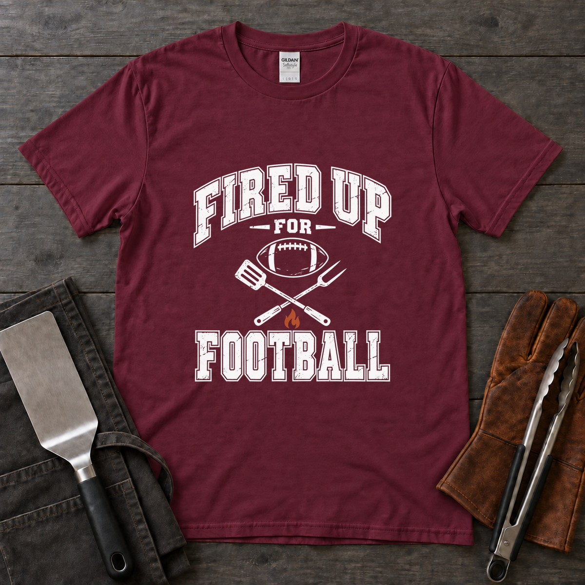 Fired Up for Football Tee