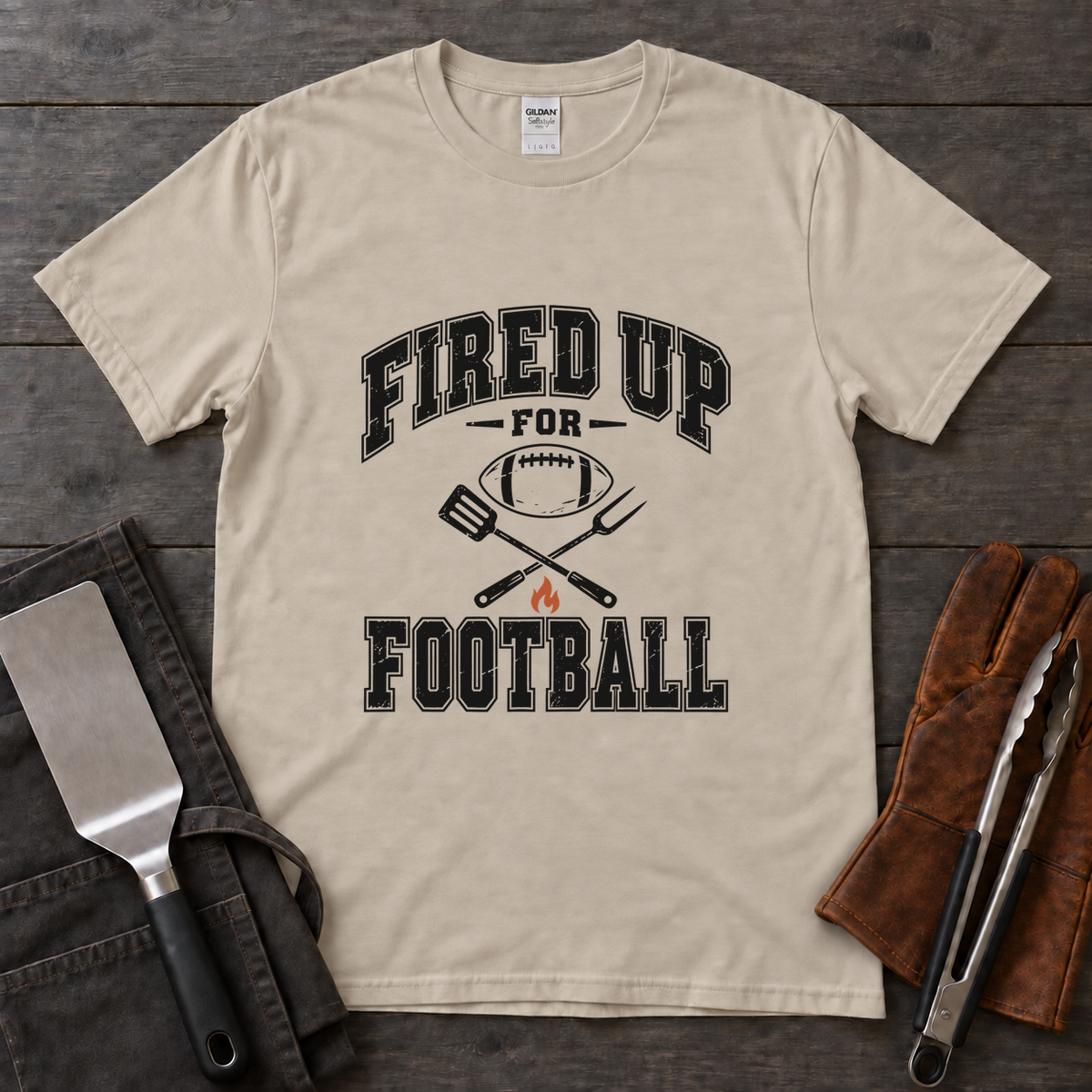 Fired Up for Football Tee